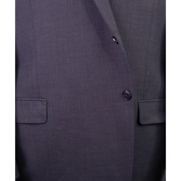 Joseph Abboud Suit Coat Mens 48R Gray Italian Wool Vitale Barberis Canonico - Picture 3 of 16